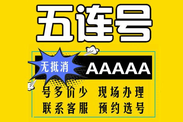 菏澤五連靚號